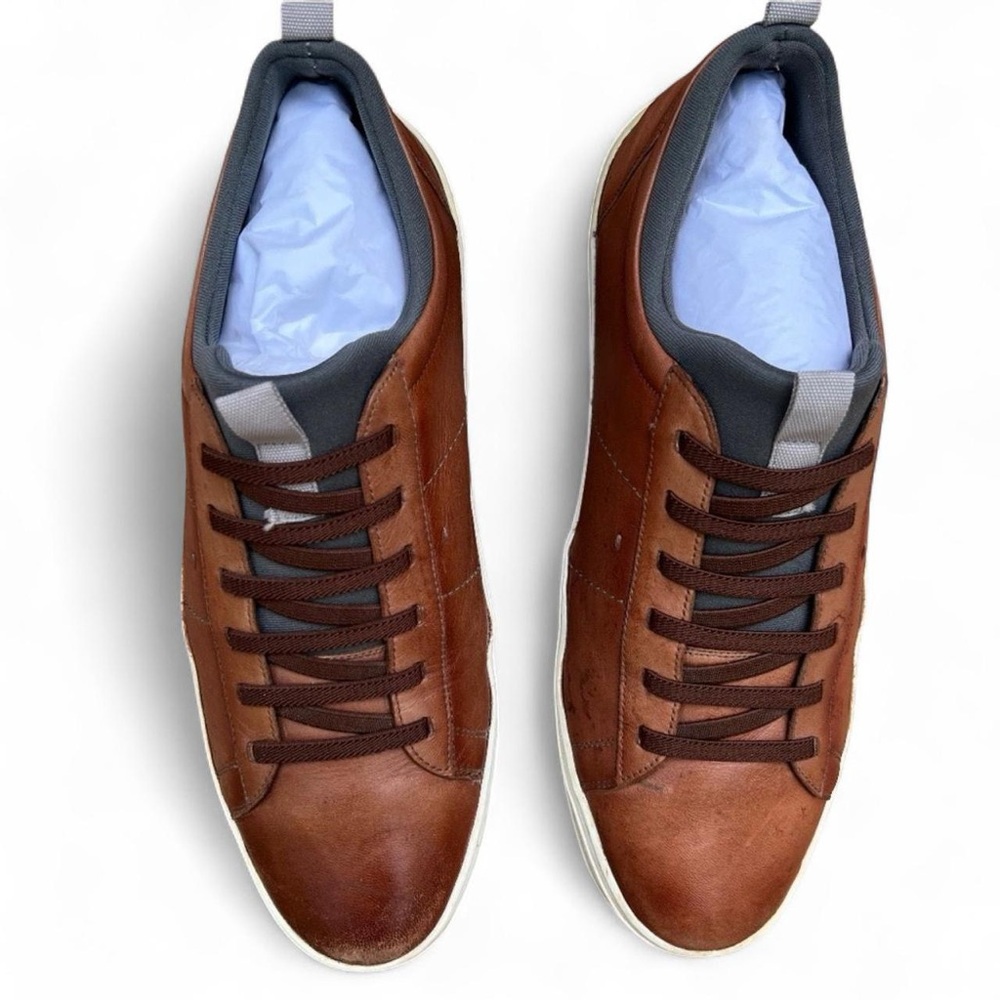 Martin Dingman Brown Leather Sneakers - Picture 2 of 6